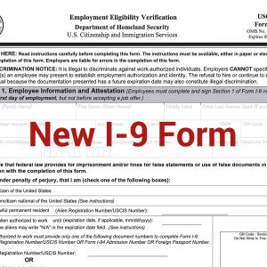 New I-9 Form Changes Proposed, Remote Flexibility Extension to October 31,2022 Mistakes to Avoid, and more